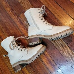 Wittchen Women's Leather Combat Boots Size 7 1/2